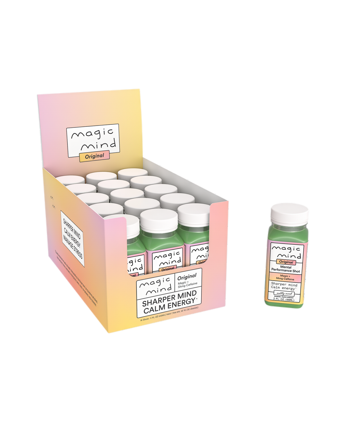 Magic Mind Original Energy & Focus Nootropic Shot 15 Bottle